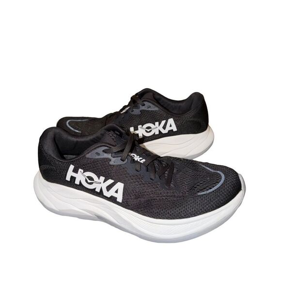 HOKA Men\'s Rincon 4 Black Running Shoe - Lightweight Cushioning size 9D
